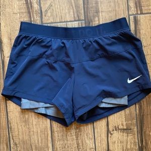 Dri-fit navy blue nike shorts